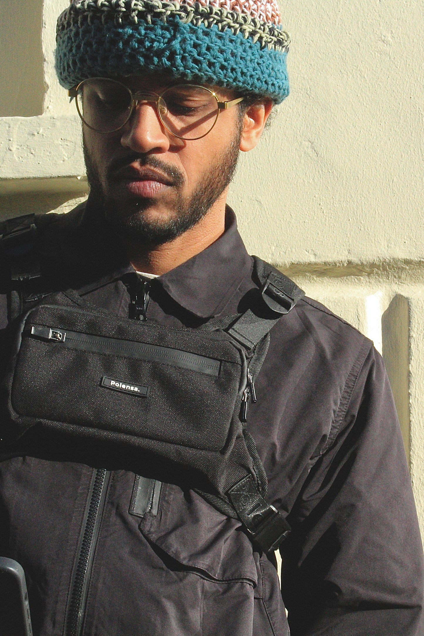 POLENSA. CHEST-PACK / BLACK