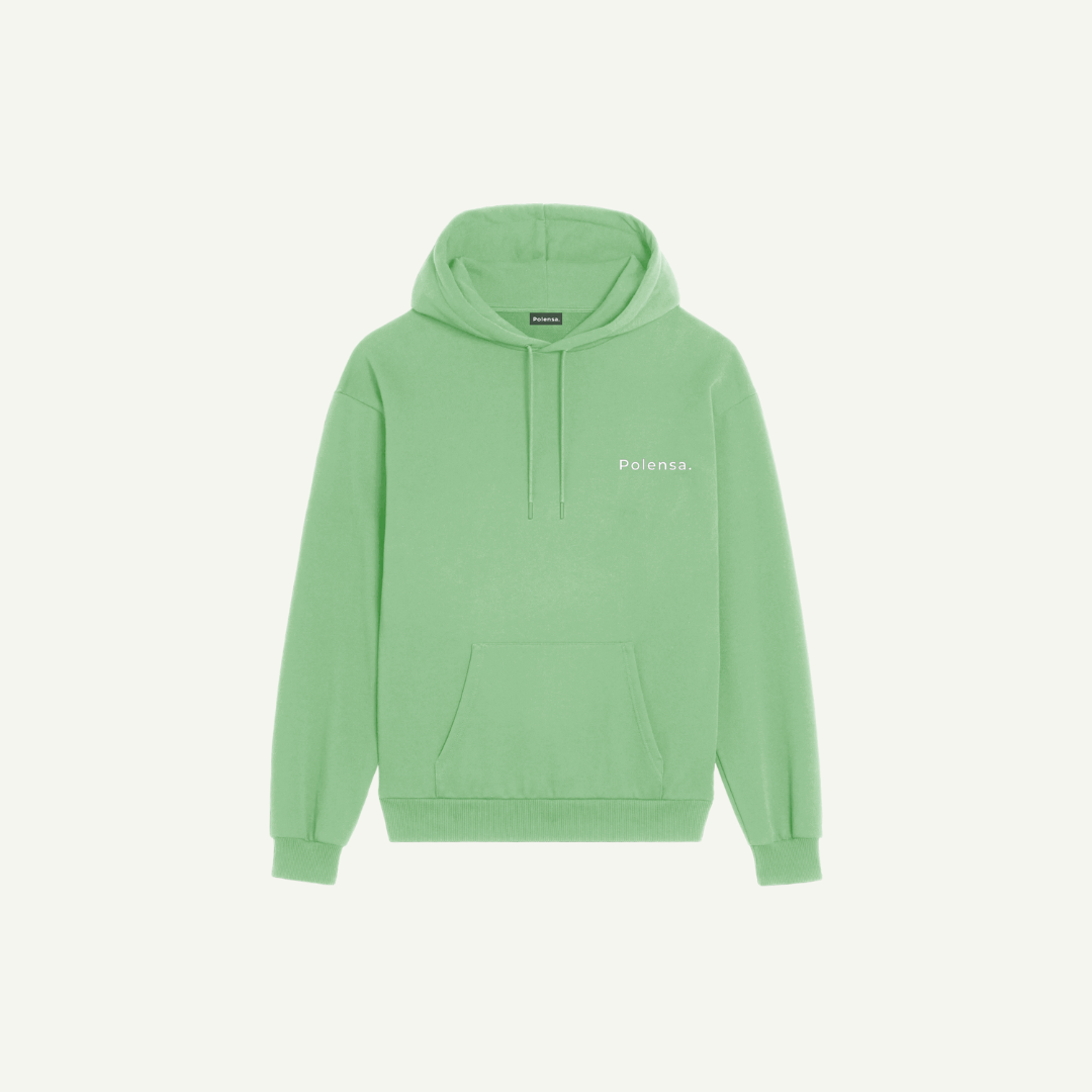 POLENSA. HOME EDITIONS HOODIE / SLIME GREEN