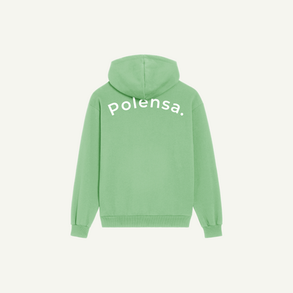 POLENSA. HOME EDITIONS HOODIE / SLIME GREEN