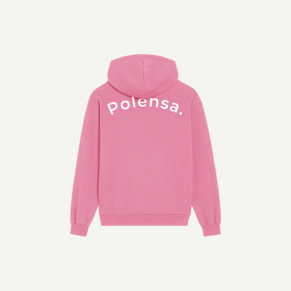 POLENSA. HOME EDITIONS HOODIE / CANDY PINK